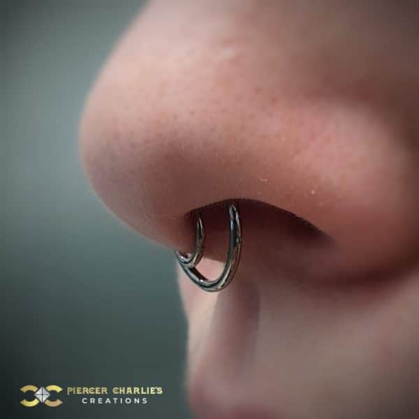 Double Septum with Titanium Clickers