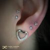 Double Tragus mirroring a Double Lobe