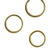 Gold Clicker Hoop, 18g, Medium, 18k Yellow Gold